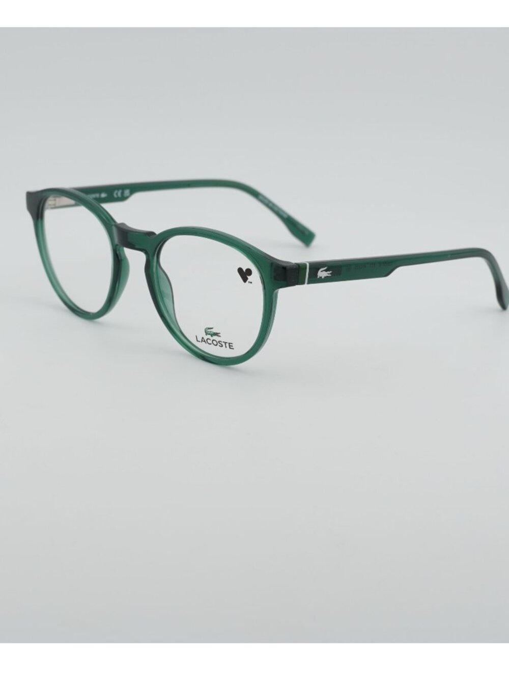 Lacoste L2950N 301 Eyeglasses Green 49mm Round Frame
